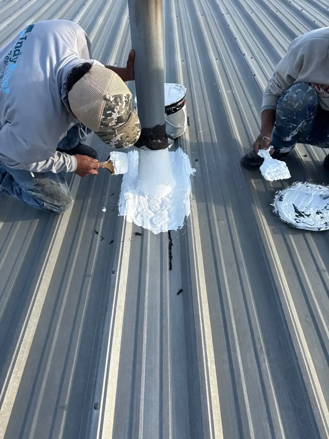 Commercial roof inspection documented in East Harbour
