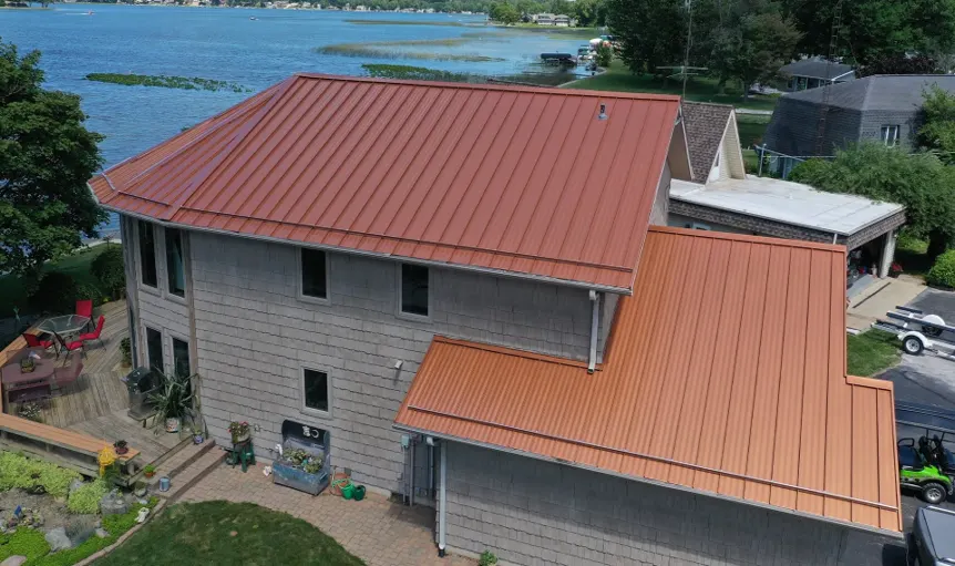 Storm damage documentation on a East Harbour commercial building